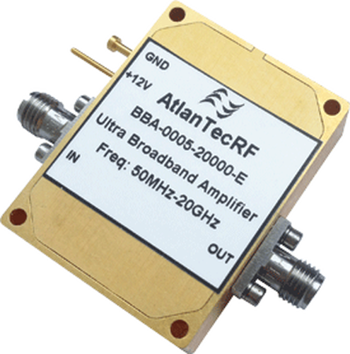 0.05-20GHz Ultra Broadband Amplifier